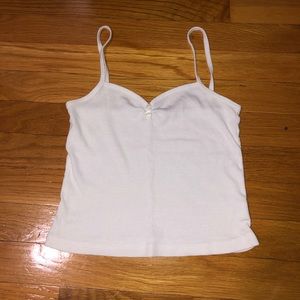 White tank top
